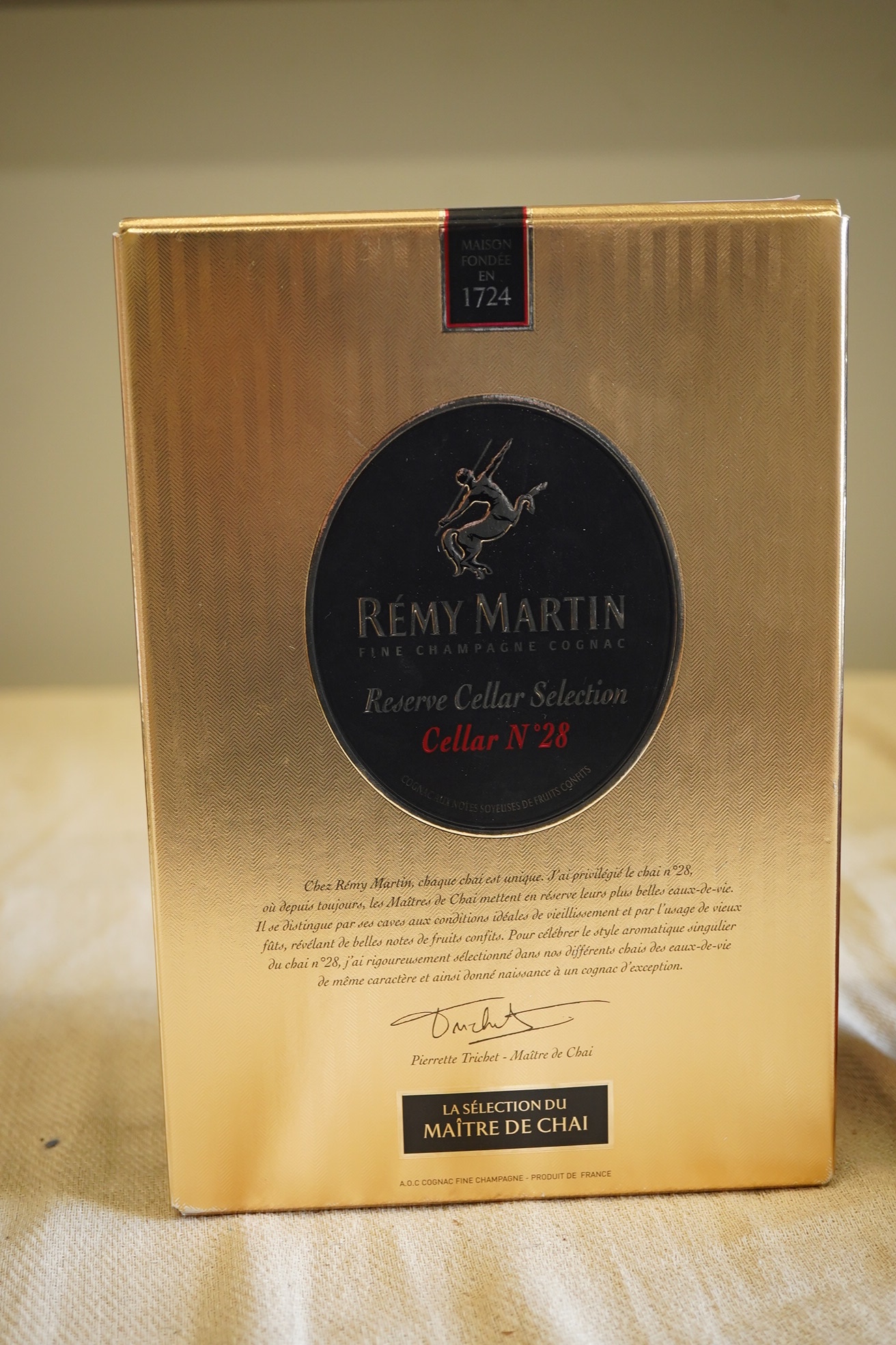 Cognac: Rémy Martin Reserve Cellar Selection Cellar N°28, NV